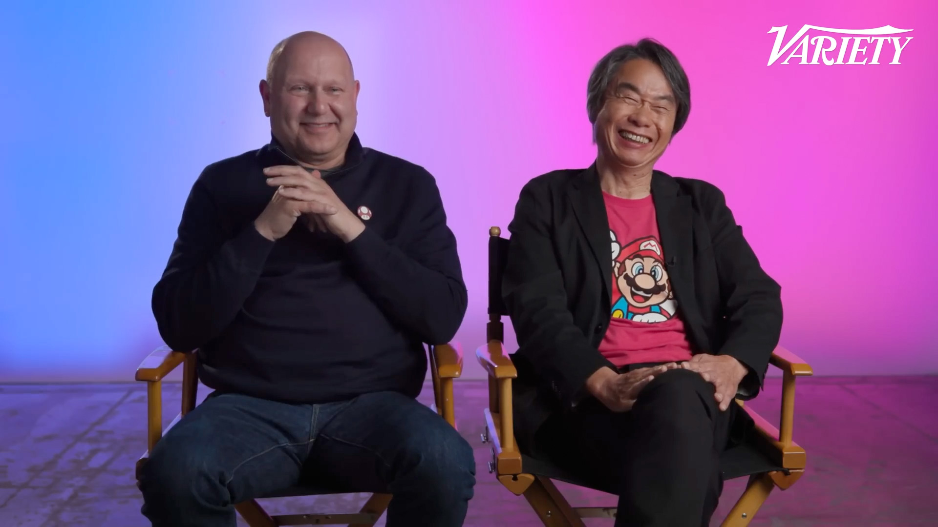 Shigeru Miyamoto & Chris Meledandri 